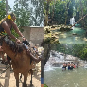 Horseback Riding, Blue Hole & Dunn’s River Falls Combo Tour