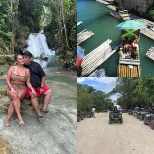 Blue Hole, ATV & Bamboo Rafting Combo Tour